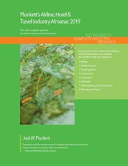 Front cover of Plunkett's Airline, Hotel & Travel Industry Almanac 2019 by Jack W. Plunkett