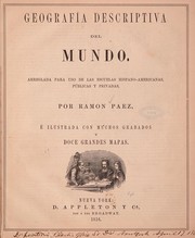 Front cover of Geografiía descriptiva del mundo by Ramón Paez