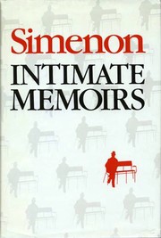 Cover of Mémoires intimes by Georges Simenon