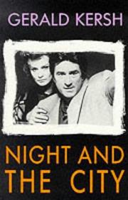 Front cover of Night and the city by Gerald Kersh