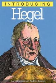 Cover of Introducing Hegel by Lloyd Spencer