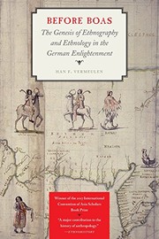 Front cover of Before Boas by Han F. Vermeulen