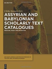 Front cover of Assyrian and Babylonian Scholarly Text Catalogues by Ulrike Steinert