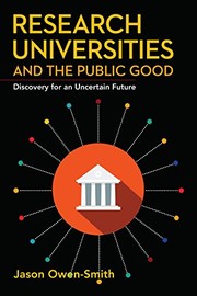 Front cover of Research Universities and the Public Good by Jason Owen-Smith