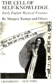 Front cover of The Cell of self-knowledge by Margery Kempe