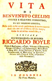 Cover of Vita di Benvenuto Cellini by Benvenuto Cellini