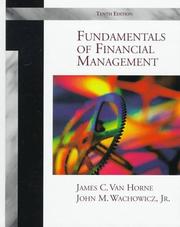 Cover of Fundamentals of financial management by James C. Van Horne