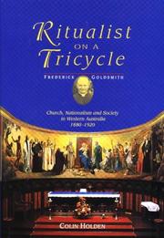 Front cover of Ritualist on a tricycle by Colin Holden