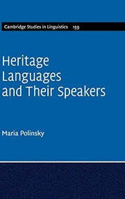 Front cover of Heritage Languages and their Speakers by Maria Polinsky