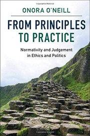 Cover of From Principles to Practice by Onora O'Neill