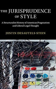 Front cover of The Jurisprudence of Style by Justin Desautels-Stein