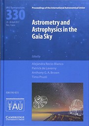 Front cover of Astrometry and Astrophysics in the Gaia Sky by International Astronomical Union. Symposium
