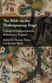 Front cover of The Bible on the Shakespearean Stage by Thomas Fulton