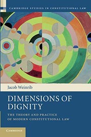 Front cover of Dimensions of Dignity by Jacob Weinrib
