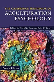 Cover of The Cambridge Handbook of Acculturation Psychology by John W. Berry
