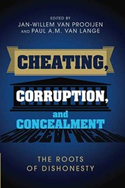 Front cover of Cheating, Corruption, and Concealment by Jan-Willem van Prooijen