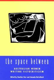 Cover of The space between by Amanda Nettelbeck