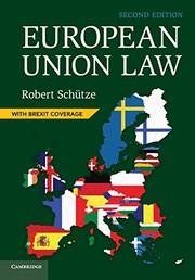 Front cover of European Union Law by Robert Schütze
