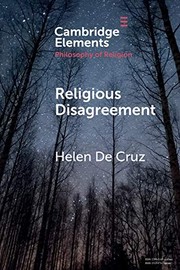 Front cover of Religious Disagreement by Helen De Cruz