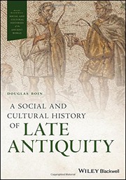 Front cover of A Social and Cultural History of Late Antiquity by Douglas Boin