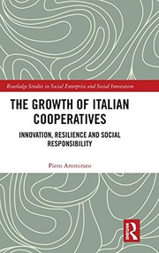 Front cover of The Growth of Italian Cooperatives by Piero Ammirato