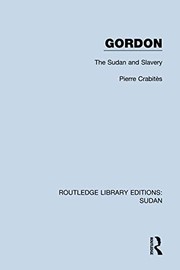 Cover of Gordon by Pierre Crabitès