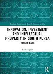 Cover of Innovation, Investment and Intellectual Property in South Korea by Ruth Taplin