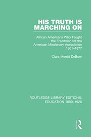 Front cover of His Truth is Marching On by Clara Merritt DeBoer