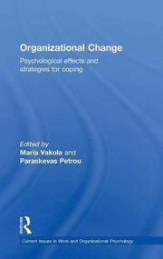 Front cover of Organizational Change by Maria Vakola