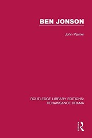 Cover of Ben Jonson by John Leslie Palmer