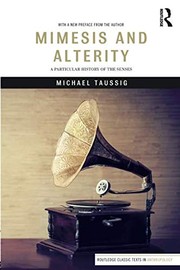 Cover of Mimesis and Alterity by Michael Taussig
