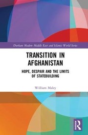 Cover of Transition in Afghanistan by William Maley