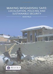 Cover of Making Mogadishu Safe by Alice Hills