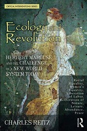 Front cover of Ecology and Revolution by Charles Reitz