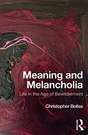 Front cover of Meaning and Melancholia by Christopher Bollas