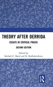 Cover of Theory after Derrida by Kailash C. Baral