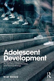 Cover of Adolescent Development by Wim Meeus