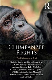 Cover of Chimpanzee Rights by Kristin Andrews
