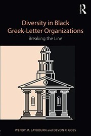 Front cover of Diversity in Black Greek Letter Organizations by Wendy Marie Laybourn