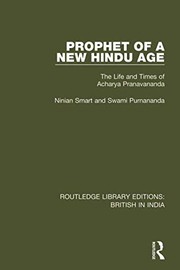 Front cover of Prophet of a New Hindu Age by Ninian Smart