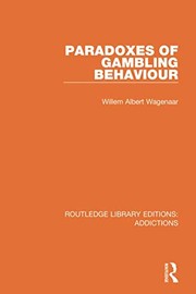 Front cover of Paradoxes of Gambling Behaviour by Willem A. Wagenaar