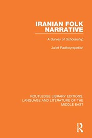 Front cover of Iranian folk narrative by Juliet Radhayrapetian