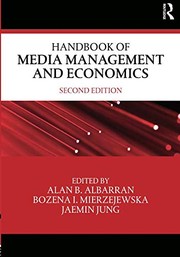 Front cover of Handbook of Media Management and Economics by Bozena Mierzejewska