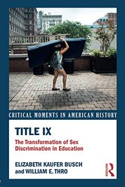 Cover of Title IX by Elizabeth Kaufer Busch