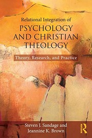 Front cover of Relational Integration of Psychology and Christian Theology by Steven J. Sandage