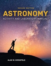 Cover of Astronomy Activity and Laboratory Manual by Alan W. Hirshfeld