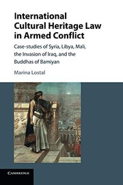 Front cover of International Cultural Heritage Law in Armed Conflict by Marina Lostal