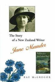 Front cover of The story of a New Zealand writer by Rae McGregor