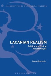Cover of Lacanian Realism by Duane Rousselle