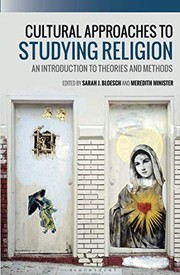 Front cover of Cultural Approaches to Studying Religion by Sarah J. Bloesch